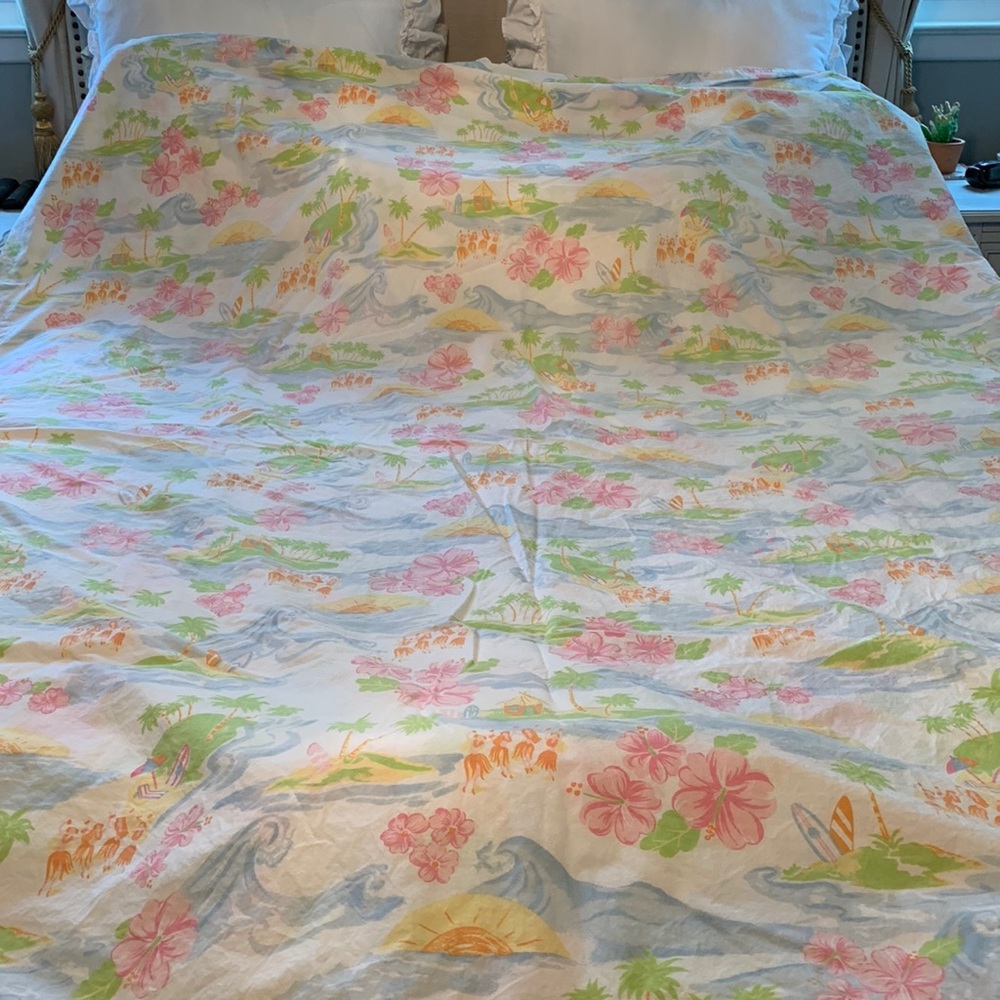 Pottery Barn Floral duvet cover